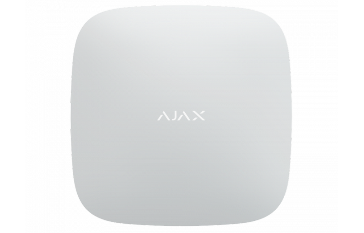 AJAX HUB 2 PLUS, WIT, MET 2X GSM, IP EN Wifi