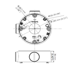 Hikvision Aansluitdoos DS-1260ZJ-Zwart
