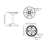 Hikvision Plafondsteun DS-1271ZJ-PT10