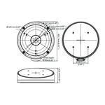 Hikvision Aansluitdoos DS-1281ZJ-M-BLACK