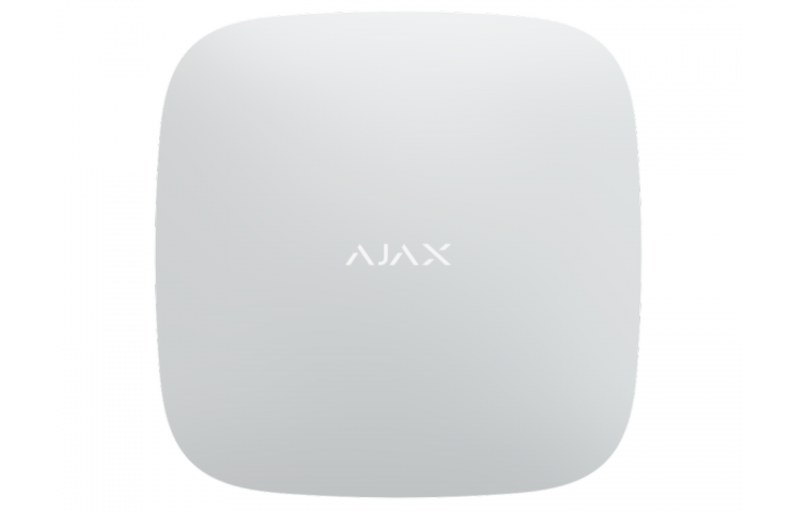 AJAX HUB PLUS, WIT, 2X GSM, WIFI EN IP