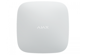 AJAX HUB, WIT, MET GSM EN IP COMMUNICATIE