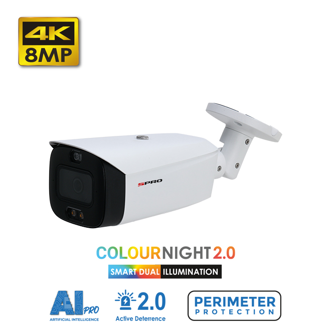 DHIPQ80/28LRW/30-D-V2  SPRO 8 MP actieve afschrikking 2.0