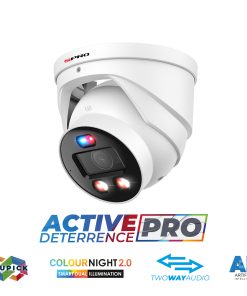 DHIPD60/28LRW/30-D-V5 6MP IP Turret ACTIVE DETERRENCE PRO – Wit