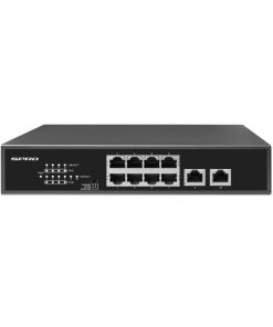 SWITCH-8P-U SPRO 8-poorts PoE-switch met 2 uplink-poorten